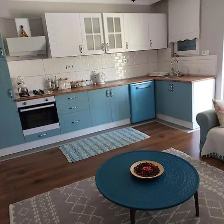 Mavi Panjurlu Ev Apartment